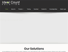 Tablet Screenshot of idealcount.com